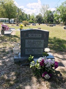 Memorial Tab under Headstones Creech